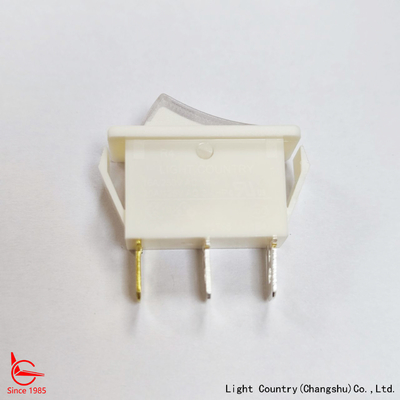 Fabrik hochwertiger weißer LED-beleuchteter Rocker-Schalter, R4, 33x15mm, ON-OFF, 20A 125V