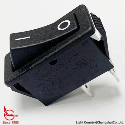Taiwan Light Country R4 Schwarz ON OFF Rocker Schalter 33*15mm 16A 250V