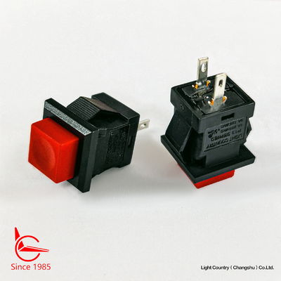 Kleine Größe Rotknopf elektrischer Schalter, 14mm*14mm, ausgeschaltet, UL VDE ENEC